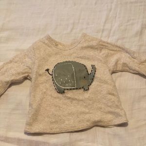 Reversible baby shirt